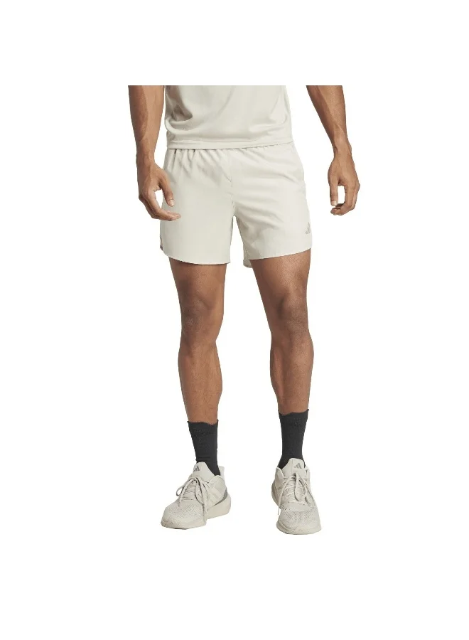 adidas adidas Run It Short Beige Running Shorts XS5"