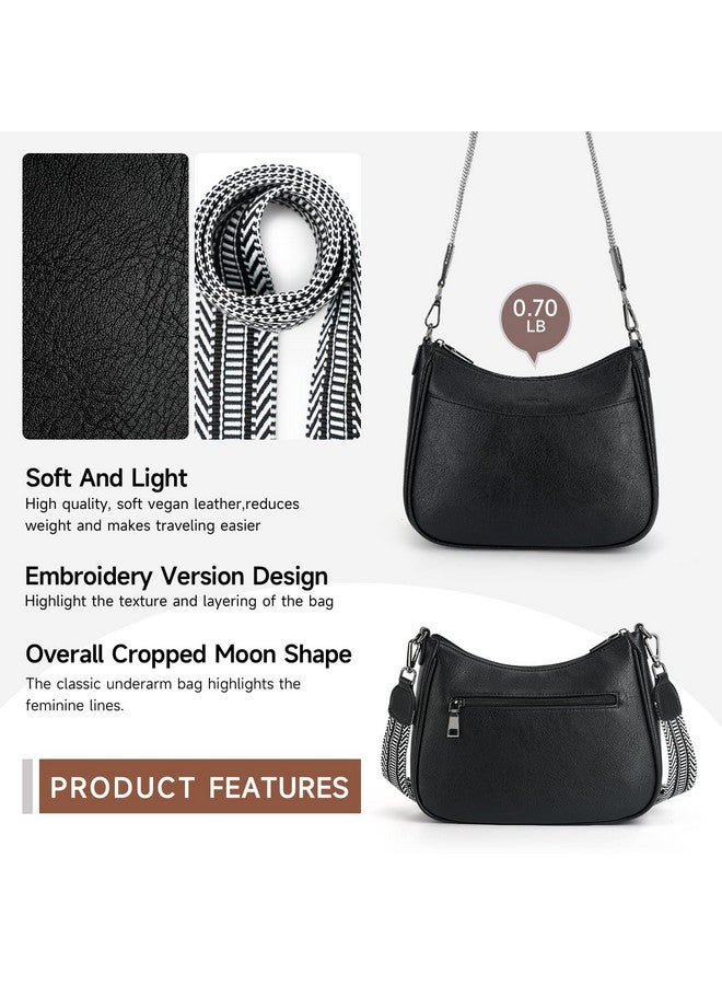 APHISON Trendy Leather Crossbody Purse with Adjustable Strap, Women's Shoulder Handbag - Image 3