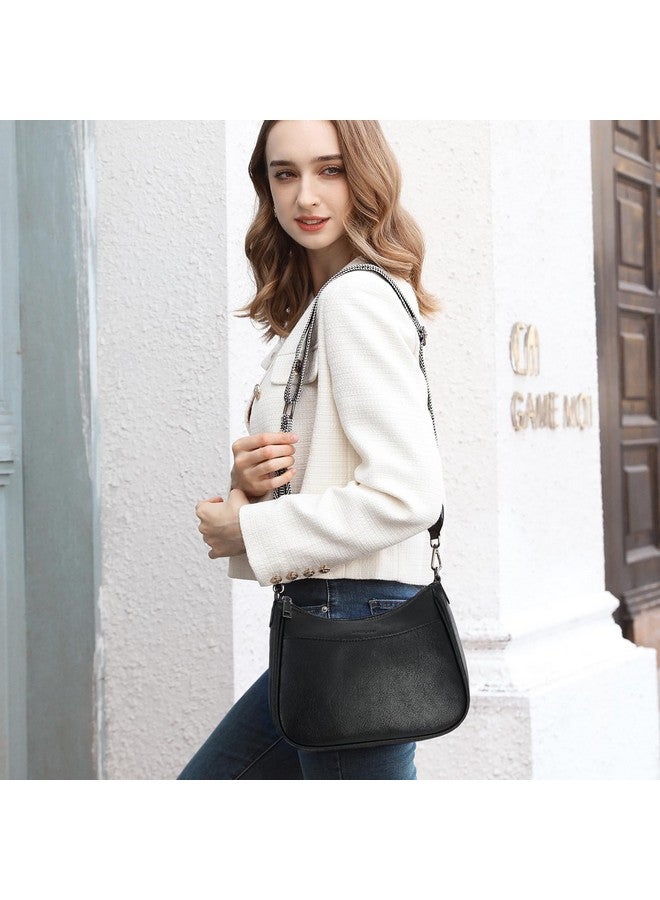 APHISON Trendy Leather Crossbody Purse with Adjustable Strap, Women's Shoulder Handbag - Image 1