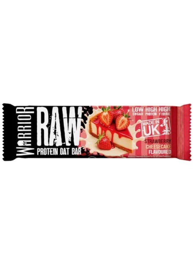 Warrior Raw High Protein Bar strawberry cheesecake 12 x 75g - Image 5