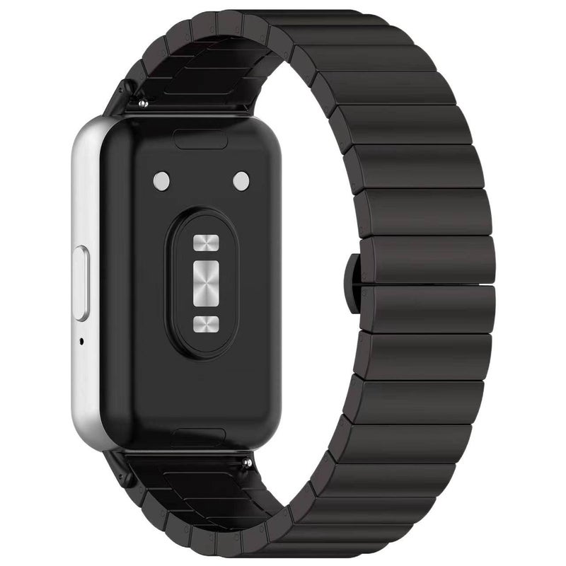 سوار ساعة ذكية سوار معدني من الستانلس ستيل متوافق مع Samsung Galaxy Watch بملاءمة قابلة للتعديل وحزام بديل باللون فضي قابل للتعديل - Image 5