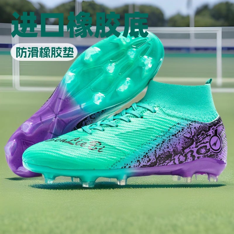 Plus Size 48 Football Shoes Teenagers Adult Men And Women Tf Crushed Nails Spikes Children Students Training Sneakers - Image 2