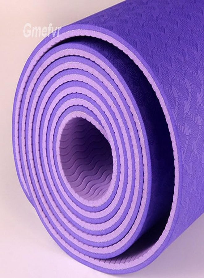 Gmefvr Dual Color EVA Material Yoga Mat for Women & Men |4mm Multi color Anti-Slip Yoga Mat for Gym Workout Exercise Mat for Home Gym|Yoga Exercise - Image 5
