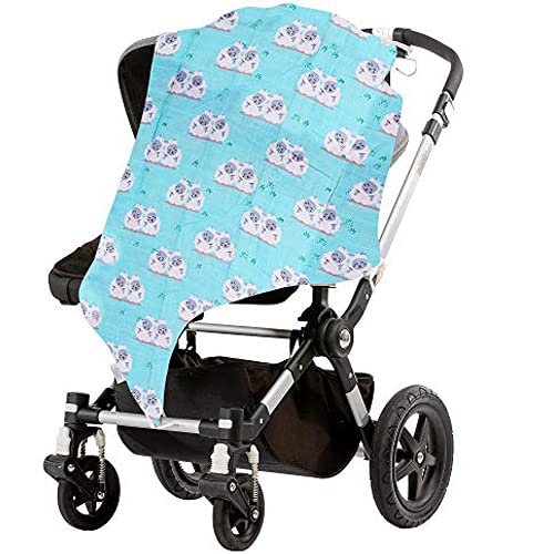 POLKA TOTS 100% Organic Muslin Cotton Soft Swaddle Blanket For New Born Infants Baby Kids - Large Size (Up To 6 Months, Sheep), Multicolor - Image 5