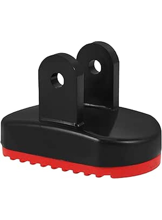 Extension Ladder Feet Pads Replacement with Anti Skid PVC Covers Noise Dampening Red Black Stair Mats for Extension - Image 1