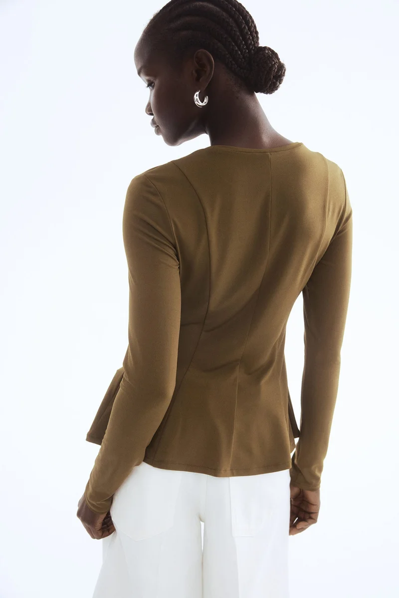 H&M Peplum top