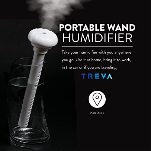 Treva Mini Portable Humidifier, Cool Mist Ultrasonic USB Moisture Wand for travel or home - Image 5