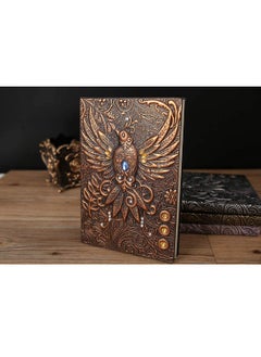 KASTWAVE Vintage Leather Travel Lined Ruled Hardback Diary Embossed Writing A5 Notepad - 200 Pages, Unique Birthday Anniversary Gift  - Image 5