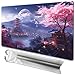 TCGMAT MTG Playmat NonSlip Backing Printing Ideal for Card Game Enthusiasts TCG Playmat Cherry Blossom rainNo Deck - Image 2