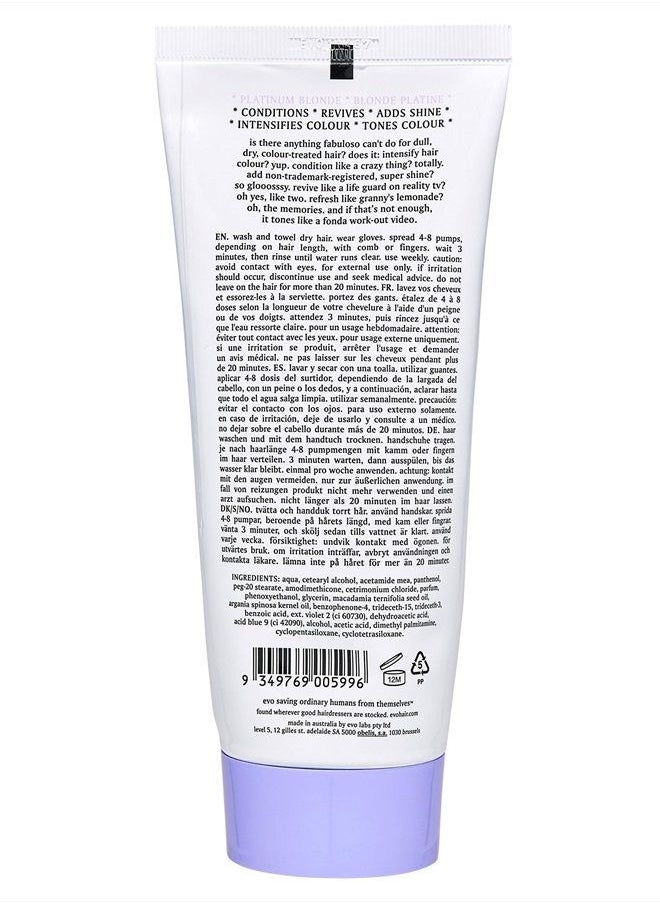 EVO Fabuloso - Color Boosting Treatment - Color Care Conditioner for Color-Treated Hair - Nourishing Hair Treatment for Dry Hair & Instant Colour Boost (full size)  - Image 2