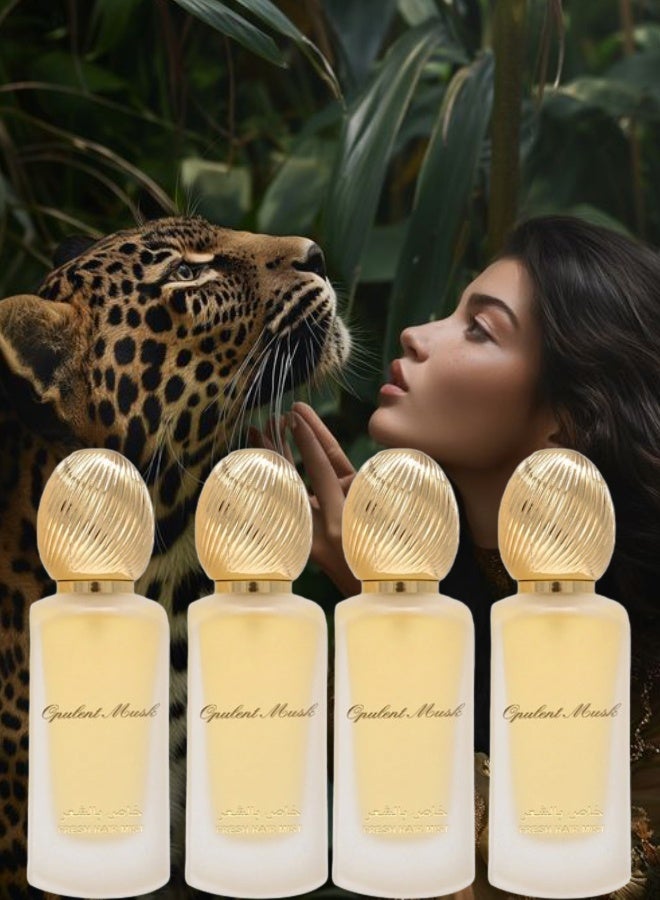 لطافة 4 قطع معطر شعر اوبولنت مسك 50مل - Image 1