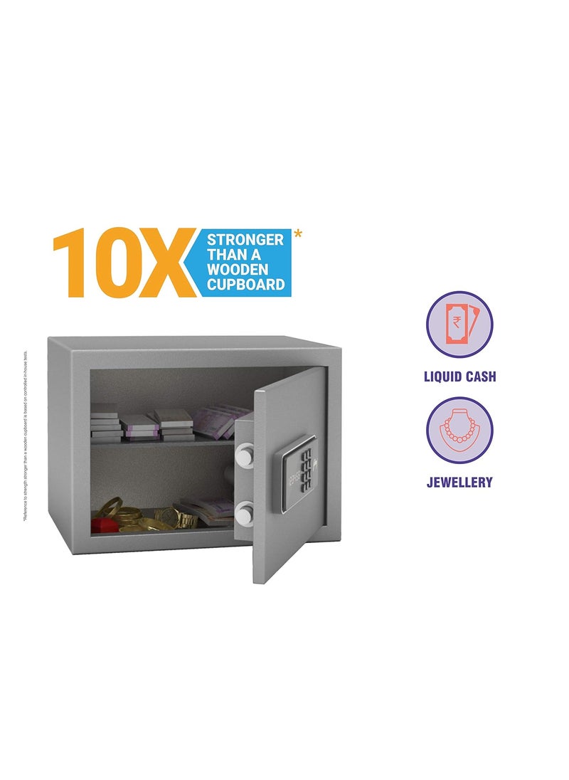 Godrej Security Solutions Godrej Security Solutions Forte Pro 15 Litres Digital Electronic Safe Locker for Home Office with  - Image 3