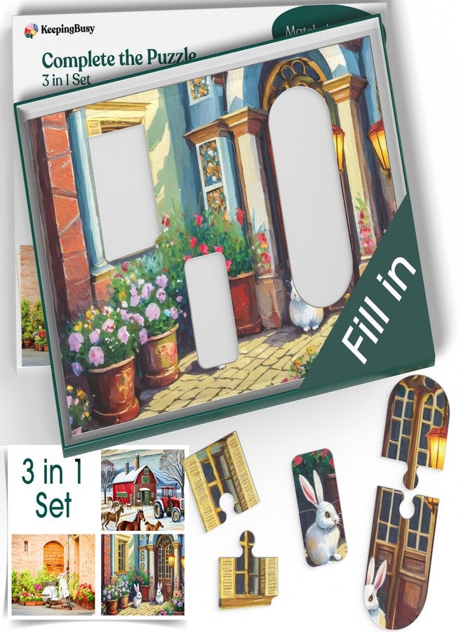 Keeping Busy Object Dementia Puzzles for Seniors - 3 Pack Puzzles for Dementia Patients Solve in 3 Steps - Puzzles for Dementia Seniors - Jigsaw Puzzles for The Elderly - Puzzles for Senior Citizens - Image 1