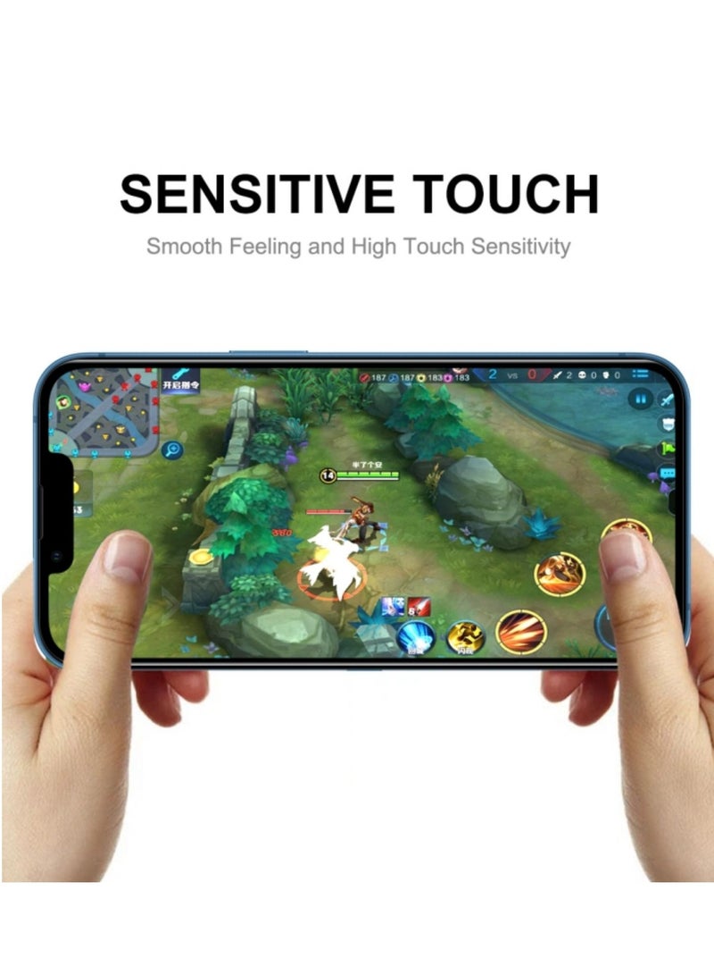 BORTONY Screen Protector for 14/14 Pro (6.1 inch) Premium HD Clear Tempered Glass Anti-Scratch Anti-Fingerprints Bubble-Free Compatible with Apple iPhone 14/14 Pro/13/13 Pro - Image 5