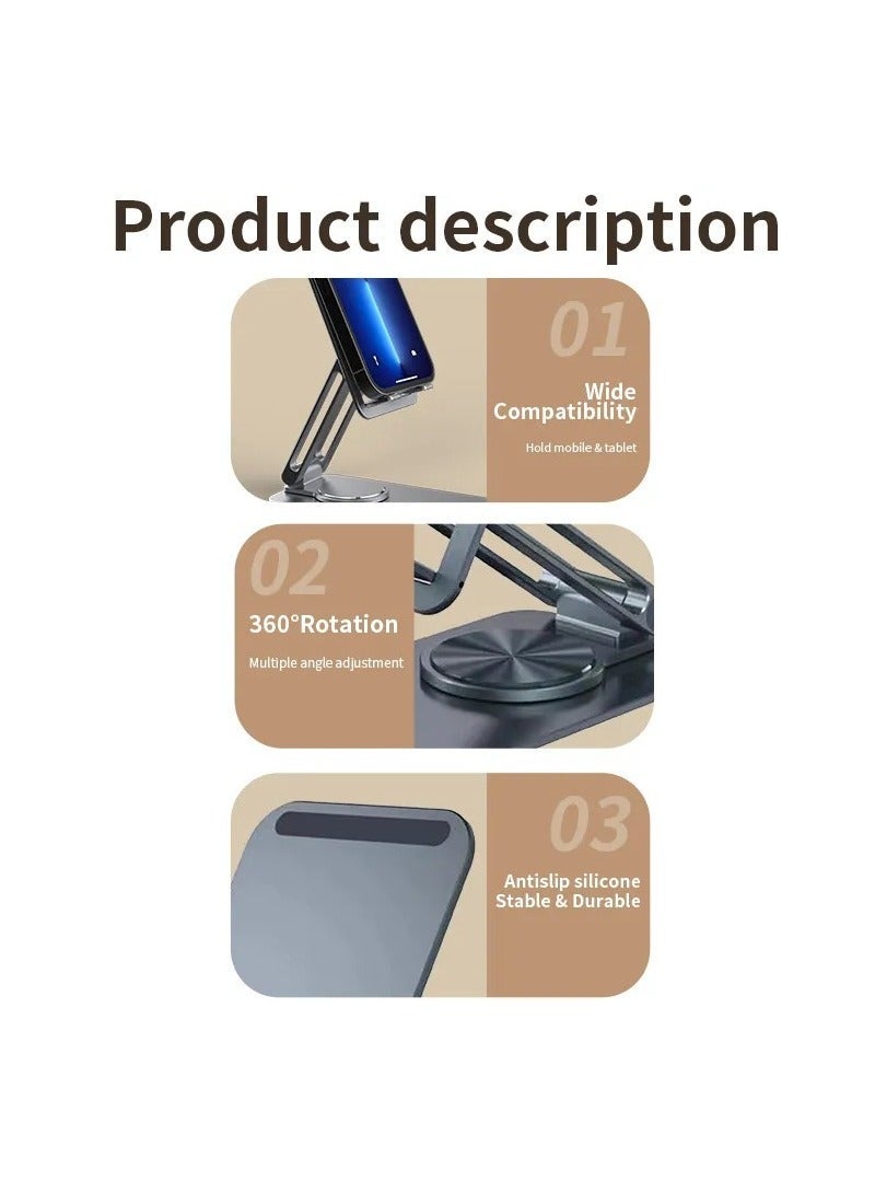 Jmary MK-60 Mobile Phone Tablet 360 degree Desktop Holder - Image 4