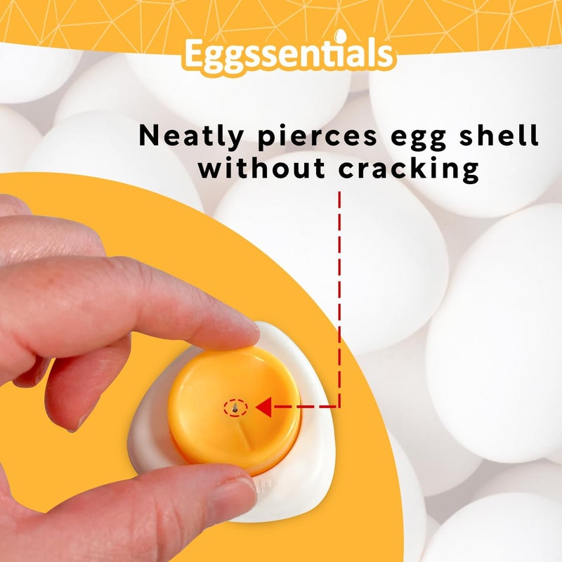 Eggssentials Egg Piercer to Cook Hard Boiled Eggs - Sturdy Base and Sharp Pin to Pierce Raw Eggs. - Image 4