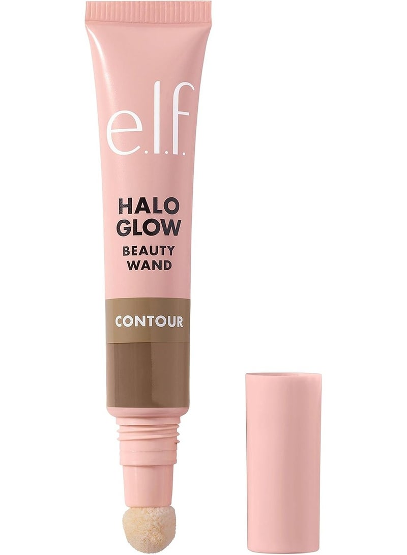elf Halo Glow Contour Beauty Wand, Liquid Contour Wand For A Naturally Sculpted Look, Buildable Formula, Vegan & Cruelty-free, Fair/Light - Image 1
