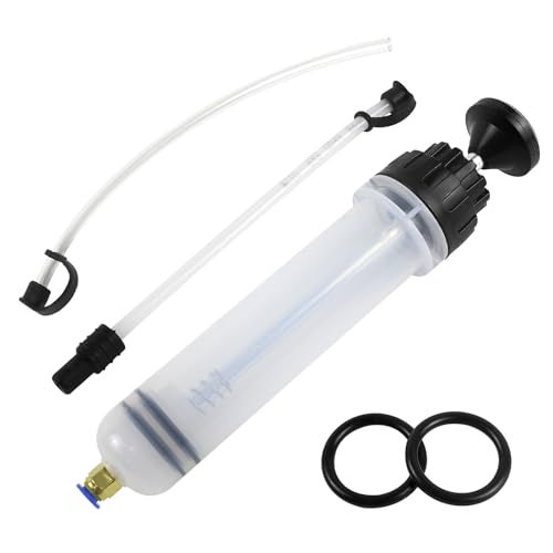 Hbxdeco Automotive Fluid Extractor Pump Oil Pump Syringe Oil Change Syringe with Hose Fluid Extractor Pump Siphon Pump Oil Extractor Pump Car Accessories for Mechanical Liquids - Image 1