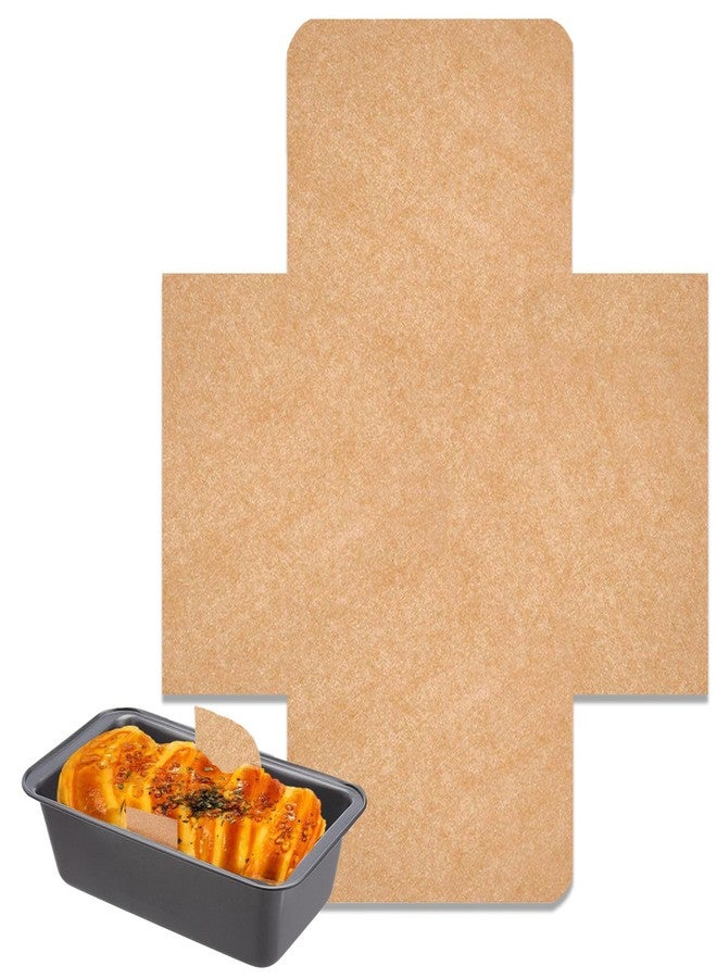 Incycall 100Pcs Loaf Pan Liners, Bread Pan Parchment Liners for Baking Toast Bread, Cakes, Banana Bread, Cookies, Brown，Ideal for Parchment Paper for Baking Loaf Pans - Image 1