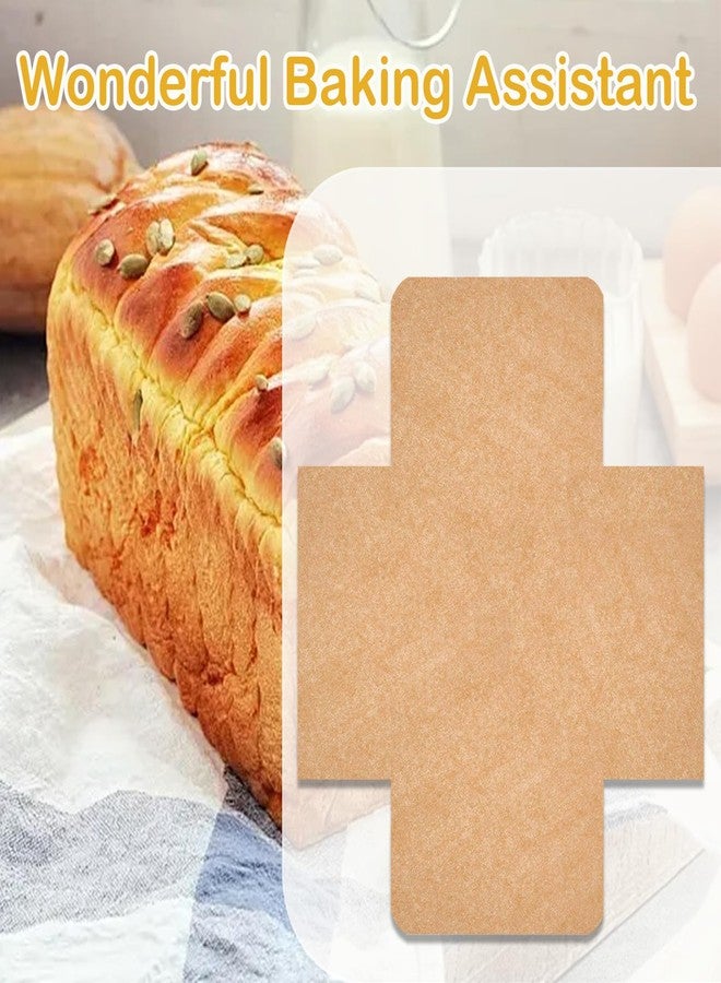 Incycall 100Pcs Loaf Pan Liners, Bread Pan Parchment Liners for Baking Toast Bread, Cakes, Banana Bread, Cookies, Brown，Ideal for Parchment Paper for Baking Loaf Pans - Image 5