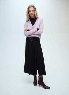 MANGO Casual V-Neck Knitted Cardigan  - Image 4