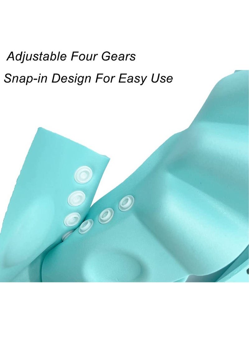 SYOSI - Baby Shower Cap | Adjustable Silicone Shampoo Bath Cap, Durable and Safe Waterproof Shampoo Shower Cap  Silicone Bathing Hat, Infants Soft Protection Hat, Safety Visor Cap Hat (Green) - Image 1