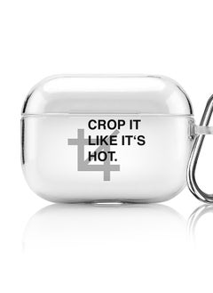 Classic Clear printed Case for Apple AirPods Pro 2nd Generation Thin Transparent Cover [Designed for Apple AirPods Pro 2nd Generation] - Crop it