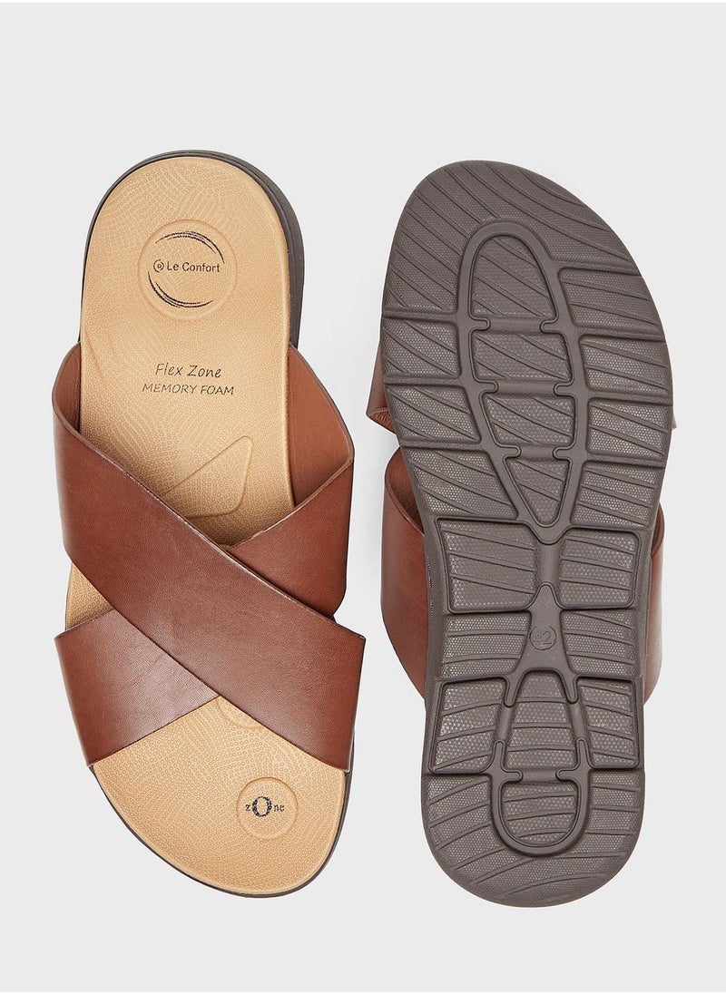 Le Confort - Cross Strap Arabian Sandals - Image 1