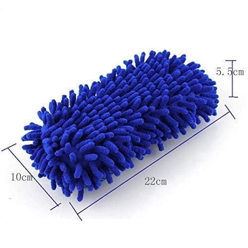 Toytle Microfiber Car Wash Sponge - Ultra Soft Chenille Mitt, Scratch-Free, Single-Sided, Extra Large for Car & Home (Pack of 1) - Image 3
