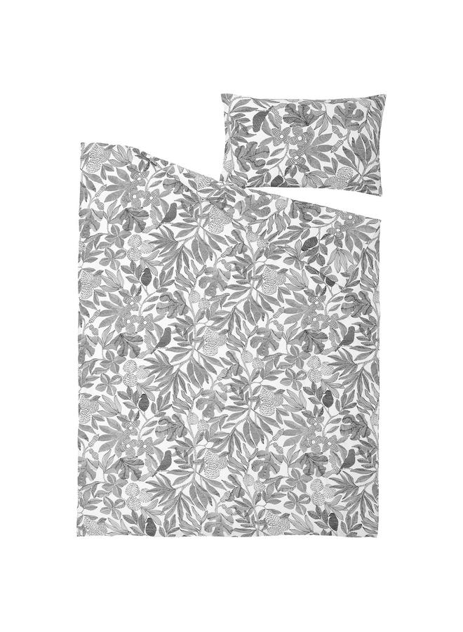 Zaboon Duvet Cover And Pillowcase, White/Black, 150X200/50X80 Cm - Image 5