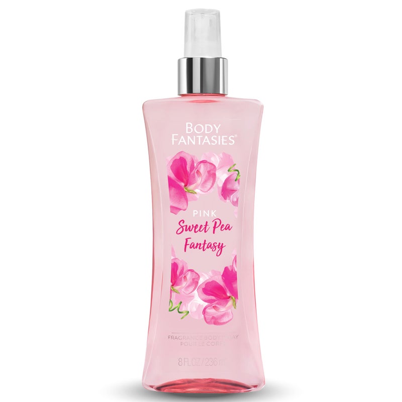 Parfums De Body Fantasies Signature for Women Sweet Pea Fantasy Body Spray 80 Oz 8 Oz