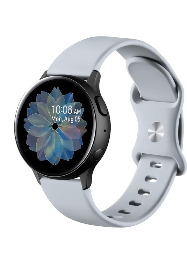 Strap Silicone Band 20MM For Samsung Gear Sport/Samung Watch 4/Watch 5 /Watch 5 Pro /S2 classic/active 2 40mm 44mm/Amazfit GTS 3/ GTS 4/4 Mini/Bip 3/Pro/GTS 2 mini/GTS 2e/Bip U/U Pro