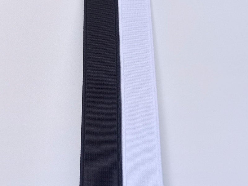 MONIDOOR 2 Inch Elastic Bands 2 Yards 2 Colors Double-Side Twill Woven Elastic Flat Heavy Stretch Elastic for Sewing Pants Waistband (Mixed Color 5, 2 Inch, 225036) - Image 4