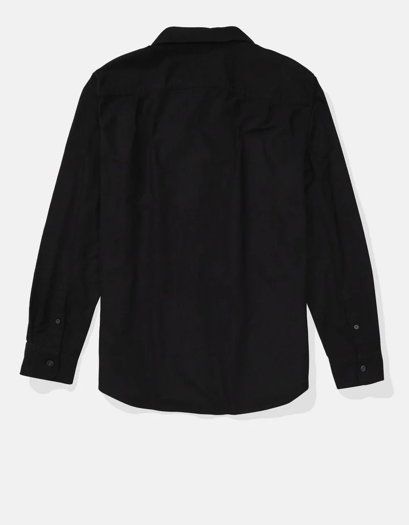 American Eagle  AE Everyday Oxford Button-Up Shirt for Men | Best Price UAE