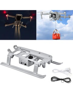 Air Drop System with Landing Gear for DJI Air 2s/Mavic Air 2 Drone Foldable Air Drop Release Multi-scene Air Drop Device Throw Throw Throw Thrower Fish Bait Ring Remote Drop Expansion Accessories