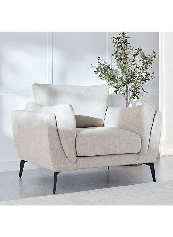 Home Box Lucina Fabric Armchair Sofa 92 x 85 x 89 cm - Image 1