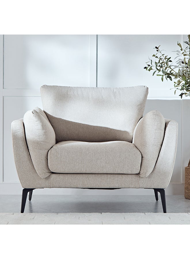 Home Box Lucina Fabric Armchair Sofa 92 x 85 x 89 cm - Image 2