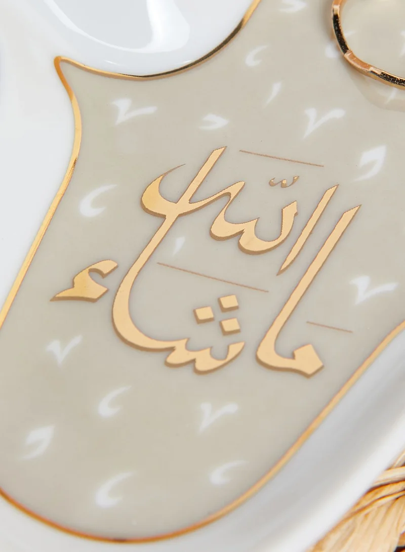 Silsal Mashallah Hand of Fatma Trinket Tray