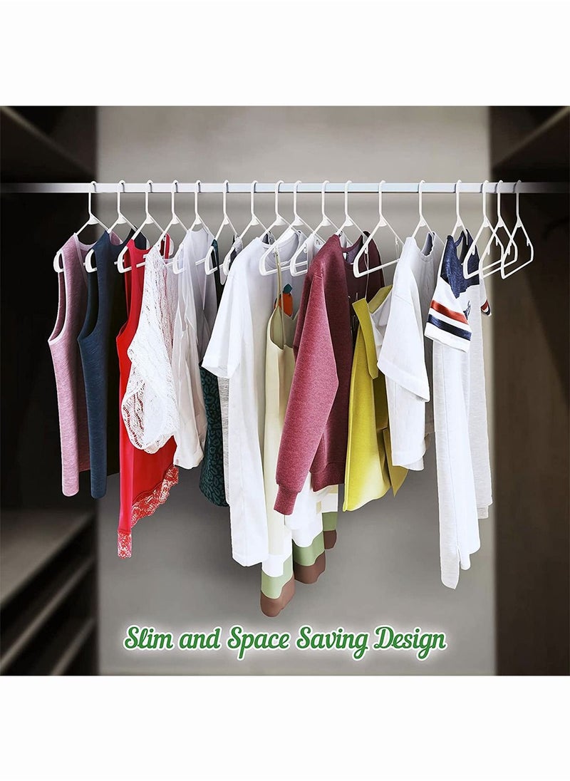 Plastic Clothes Hangers 30 Packs Heavy Duty Durable Coat and Clothes Hangers Vibrant Color Hangers Lightweight Space Saving Laundry Hangers (White) - pzsku/ZF41CA456291AA9625257Z/45/_/1689659580/160f8f34-e538-44cd-a643-258467c419b4