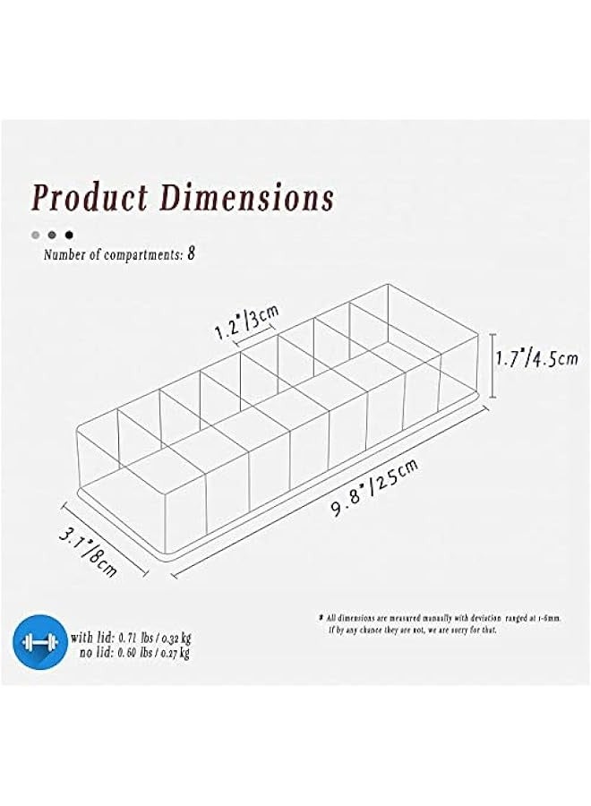MIXDE Data Cable Organizer Storage Box With Lid Electronic cables Organizer Box Transparent Charger Cable Organiser Desk Accessories Storage Organizer Cable Management Tidy With 10 Cable Ties Straps - Image 5