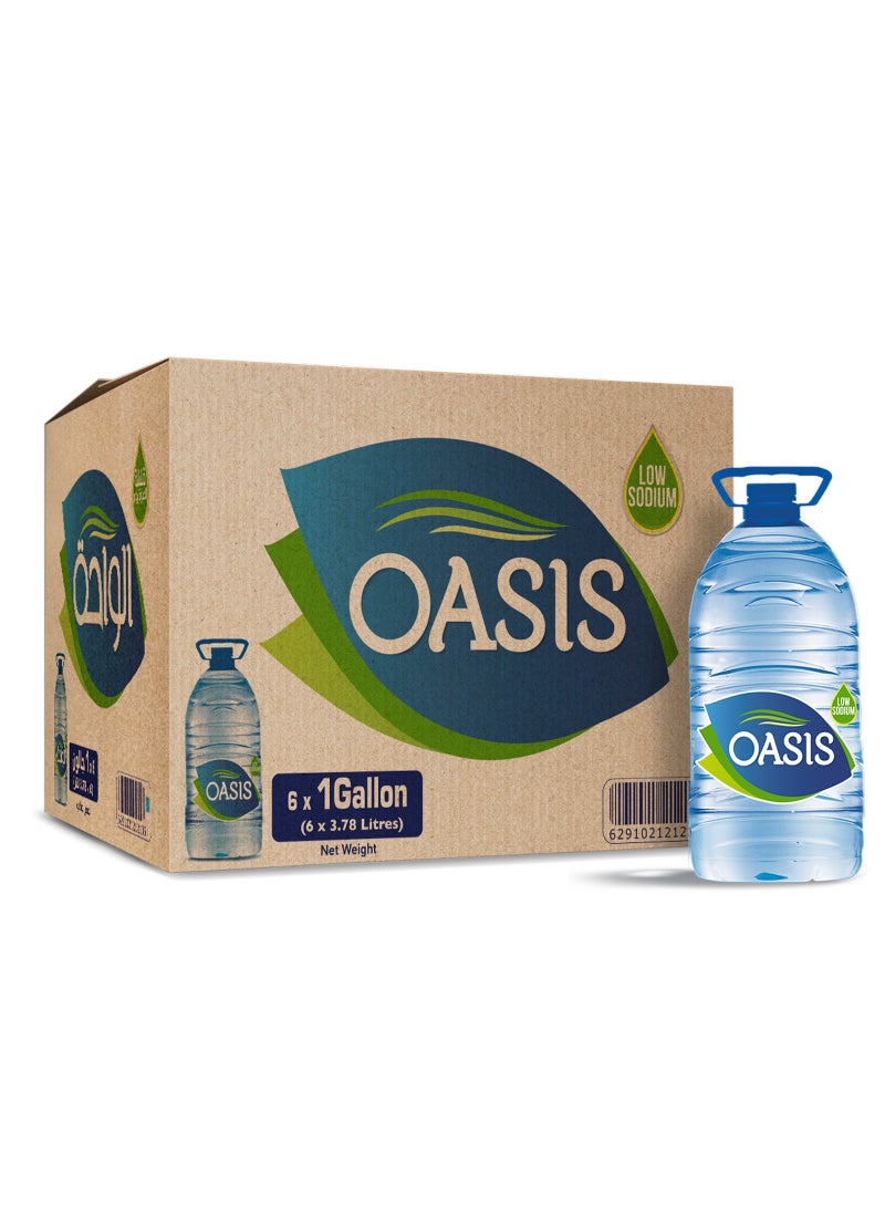 Oasis Still Water - Pack Of 6 Pieces (6 X 3.78 Liter) 6 x 3.76L