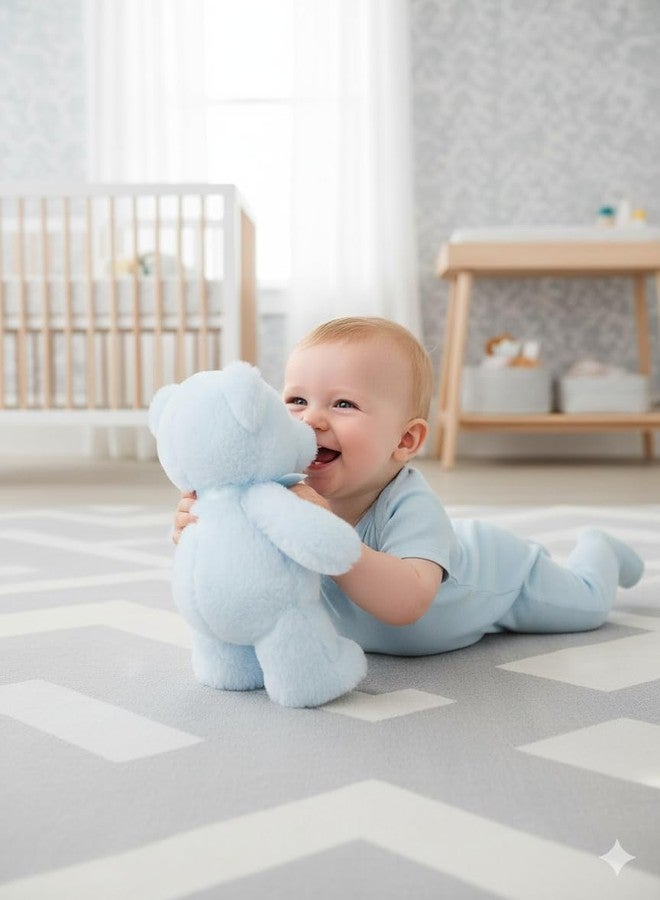 Jolitee My First Bear Stuffed Animal - Blue Plush Bear 10" - Image 5
