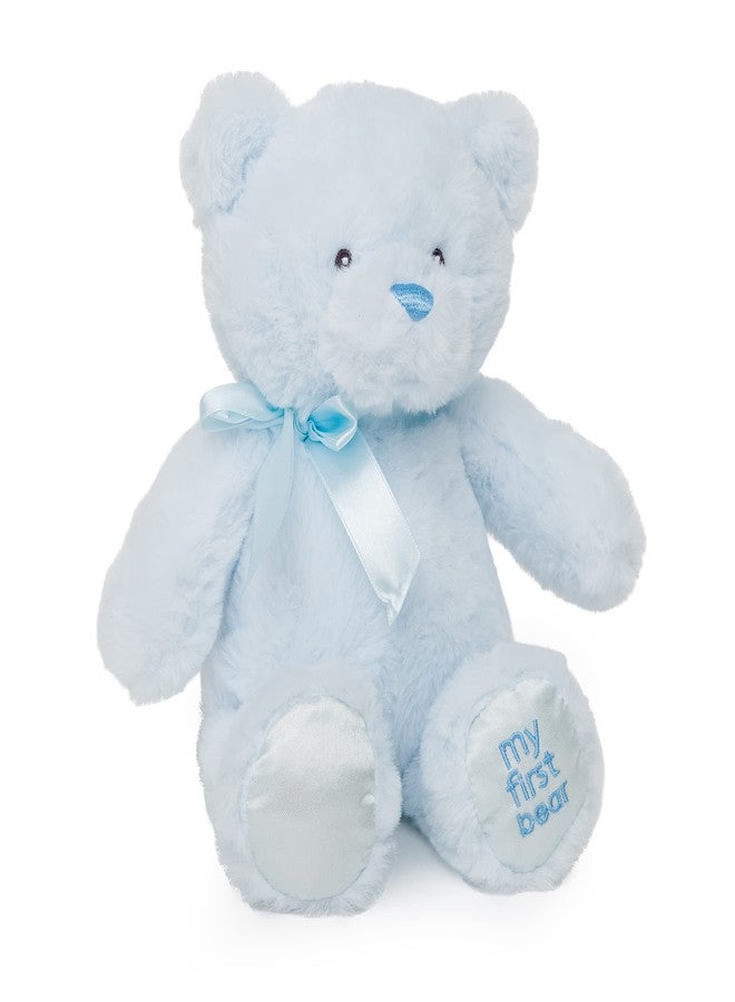 Jolitee My First Bear Stuffed Animal - Blue Plush Bear 10" - Image 1