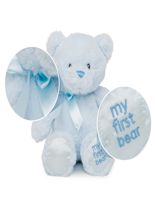 Jolitee My First Bear Stuffed Animal - Blue Plush Bear 10" - Image 2