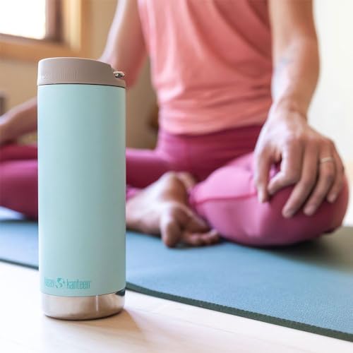 Klean Kanteen غطاء كليان كانتين TKWide Café – غطاء قهوة/شاي معزول مقاوم للتسرب، خالي من BPA، آمن للغسل في غسالة الصحون، لون بني فاتح - Image 2