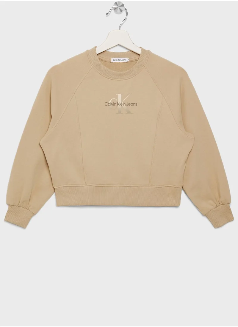 Calvin Klein Jeans Youth Gradient Logo Sweatshirt