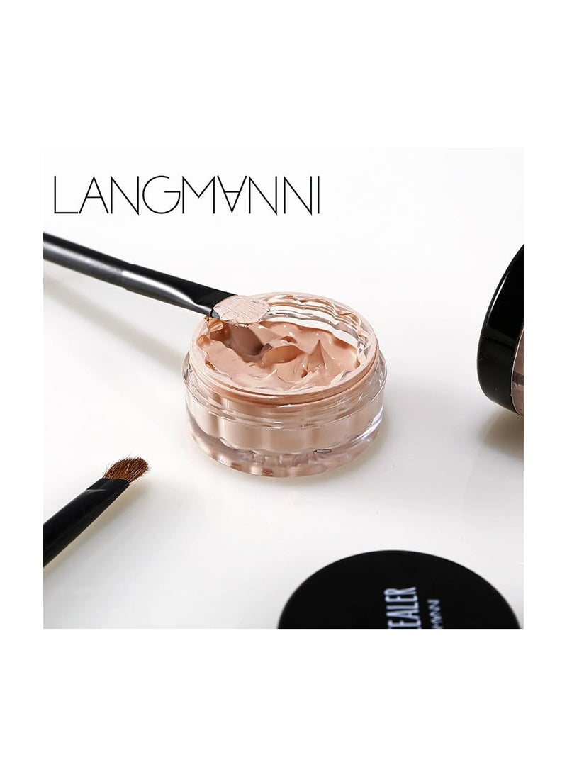 LANGMANNI Concealer Cream - Conceals, Contours, Moisturizes, Brightens Skin Tone, Long-Lasting Foundation Cream(sand, all)  - Image 3