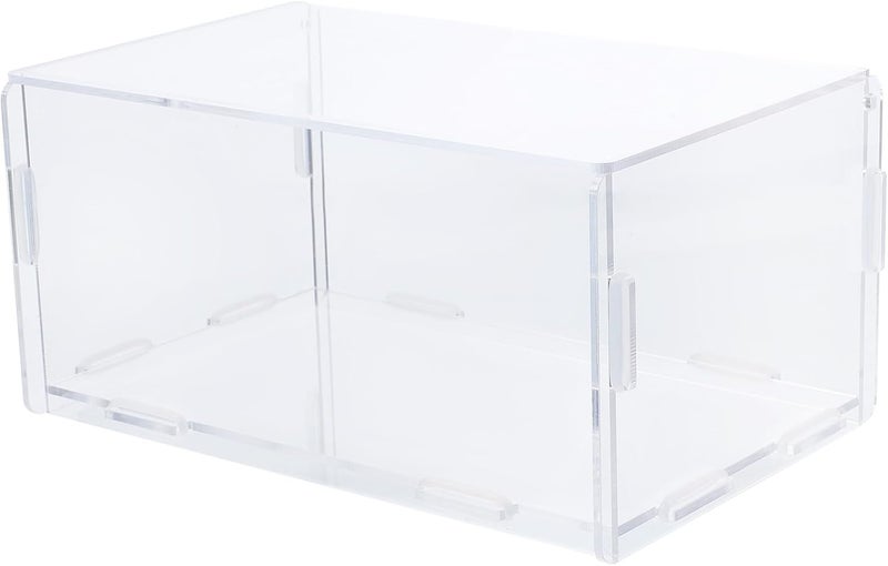 Dryer Sheets Container Flip-top Storage Box Acrylic Laundry Room Organizer Household Sundries Storage Case with Lid - Image 1