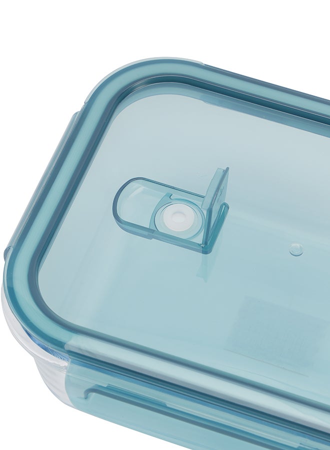 Royalford Glass Rectangle Airtight Container Multicolour 1520ml - Image 3