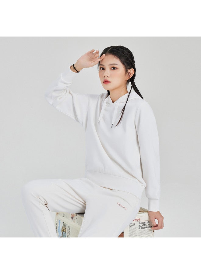 ERKE Thickened】women's Pullover Hoodie, Autumn And Winter Lightweight Ladies' Hooded Pullover, Simple And Warm Sports Sweatshirt - Image 2